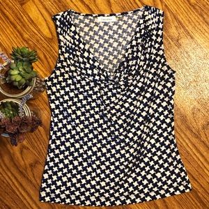 Calvin Klein Capped Sleeve Blouse - Size S